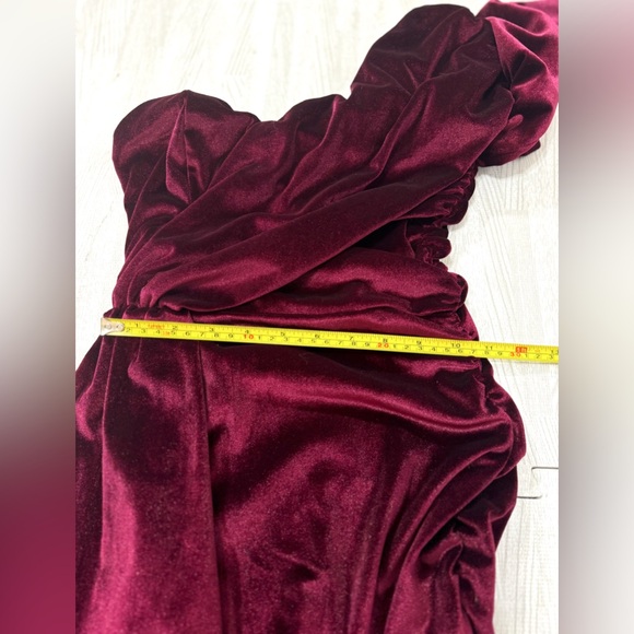 Lucy In The Sky Velour Long Sleeve Mini Dress - Picture 7 of 8